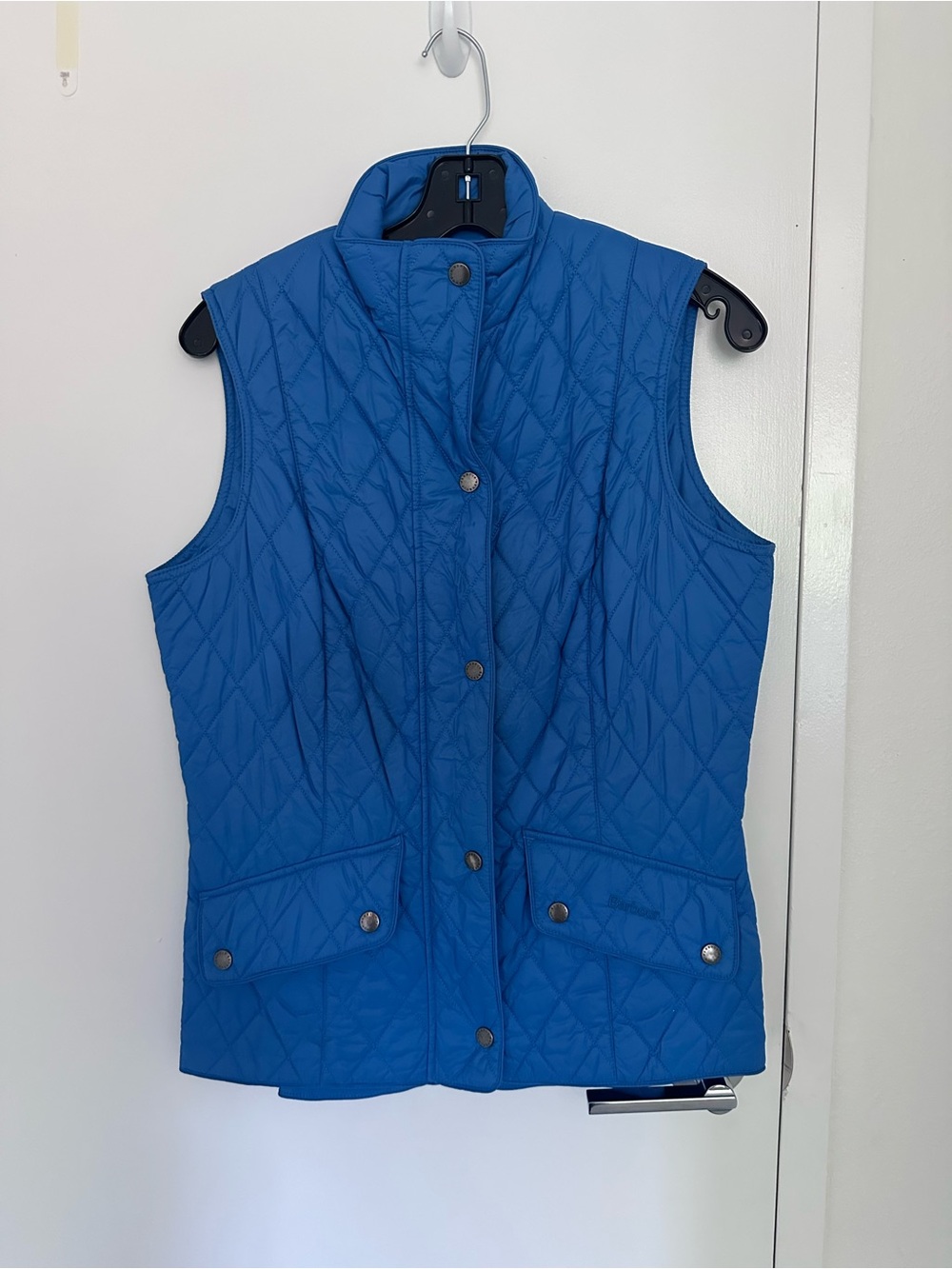 Barbour Women’s Blue Quilted Vest Gilet UK 12 US 8